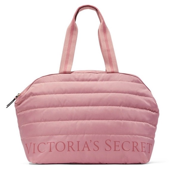 Victoria’s Secret Quilted Duffle Bag - Picture 1 of 3